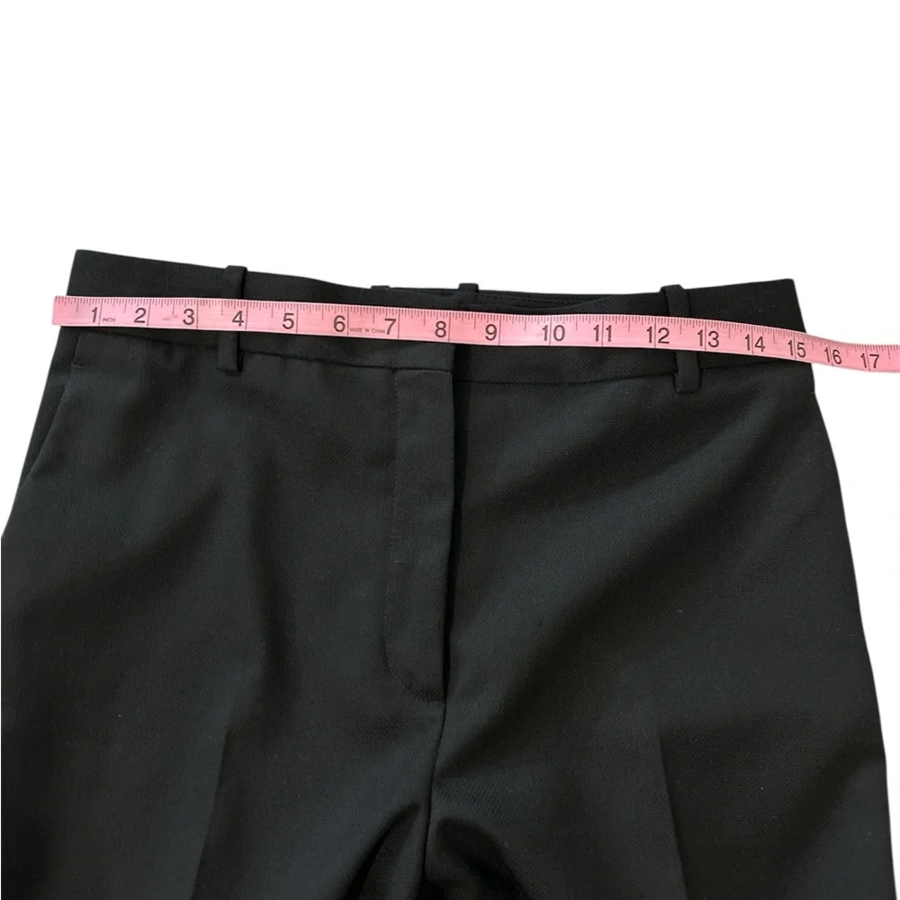 Reiss Hartley Wide Leg Classic Black Women's Dress Pants Size 6 Elegant Wool - Picture 4 of 8